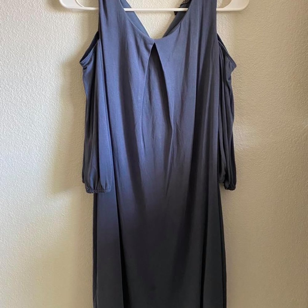Blue Dress  - off the shoulder